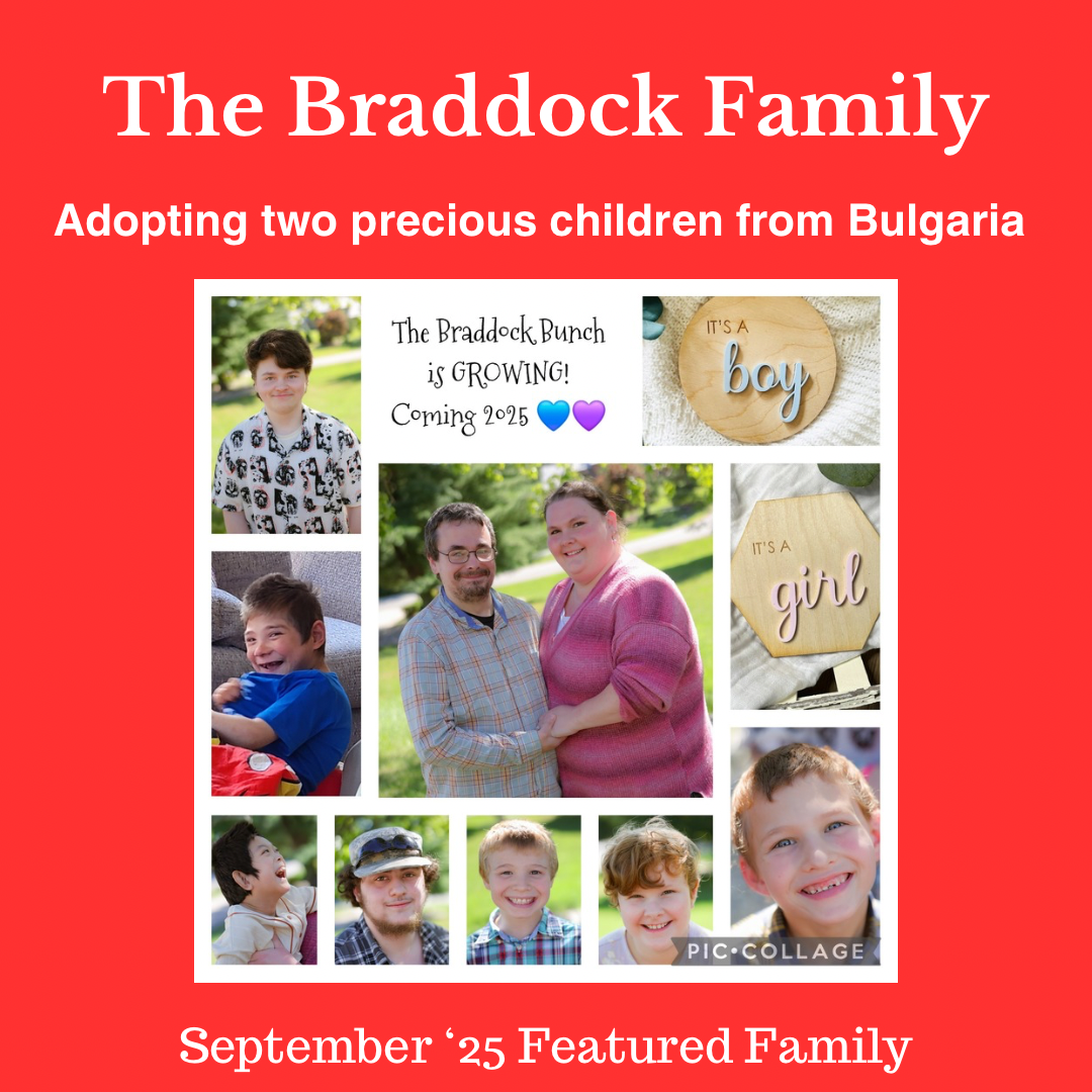 Meet our September '25 Featured Family: The Braddock Family