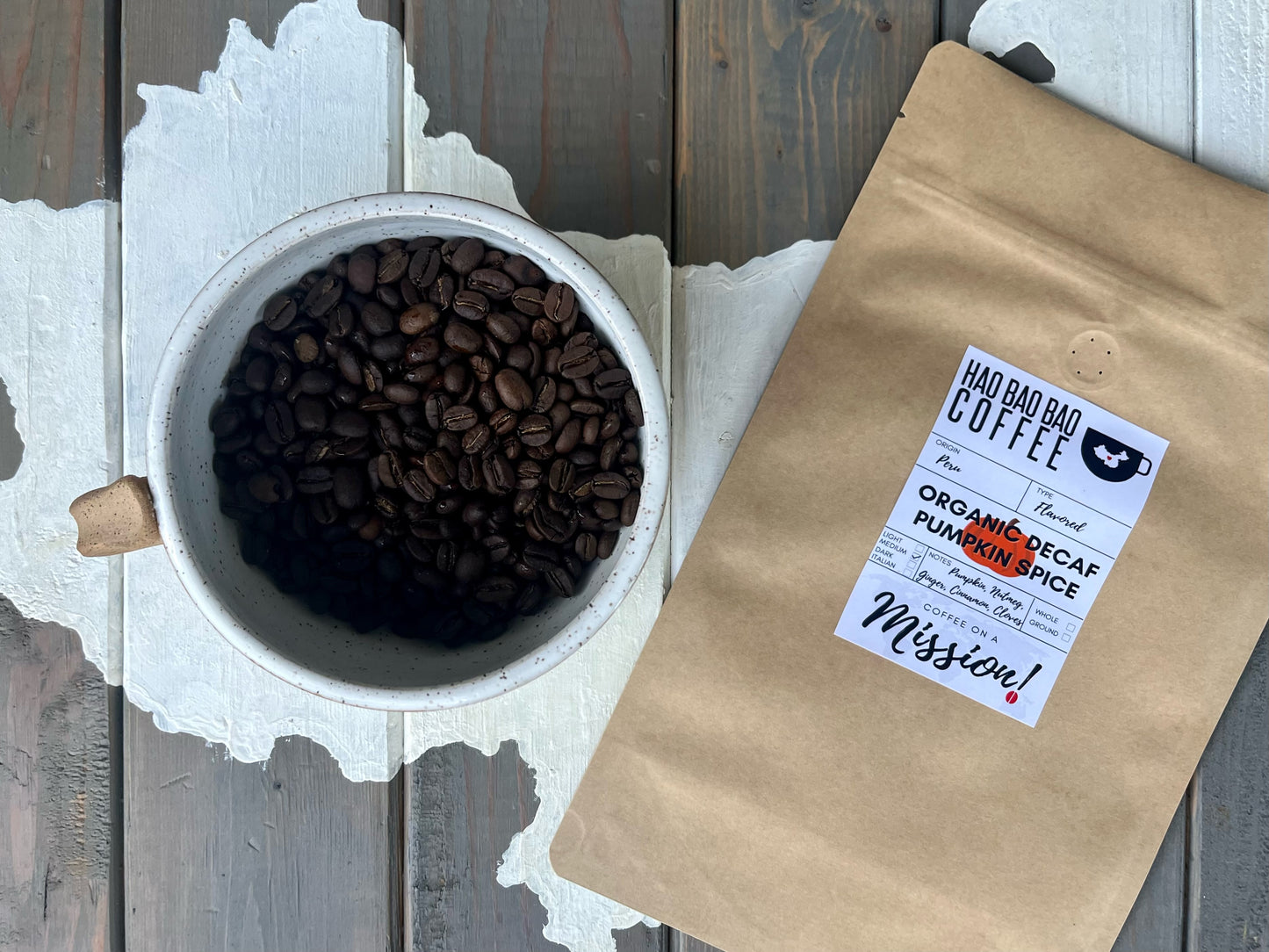 Organic Pumpkin coffee | pumpkin flavored coffee | Hao Bao Bao Coffee