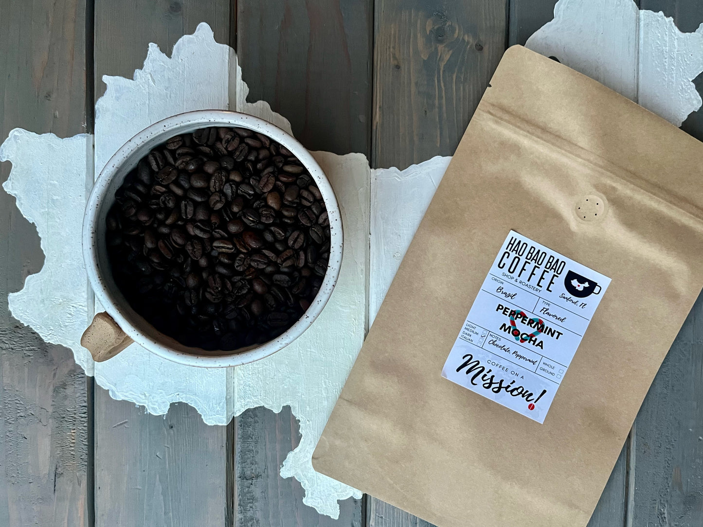 Organic Decaf Peppermint Flavored Coffee