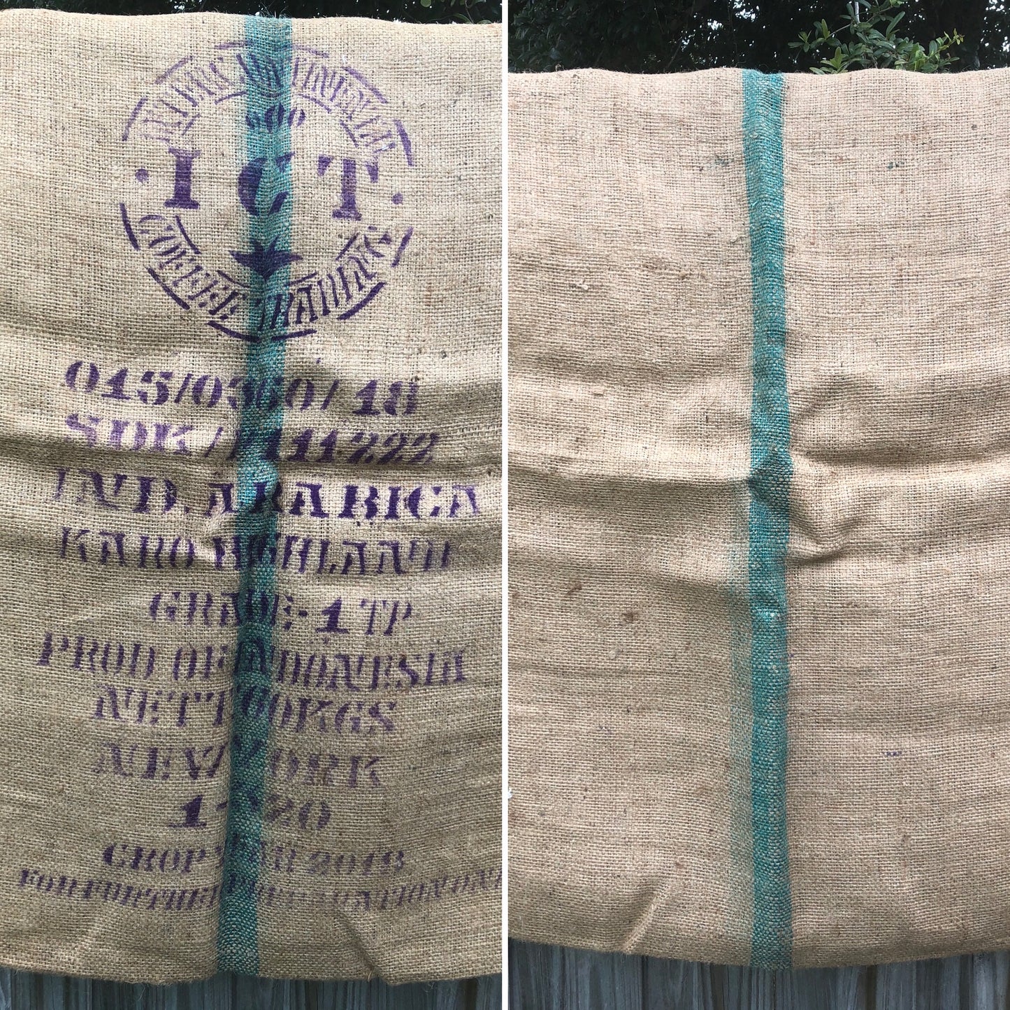 Authentic Burlap Coffee Bag