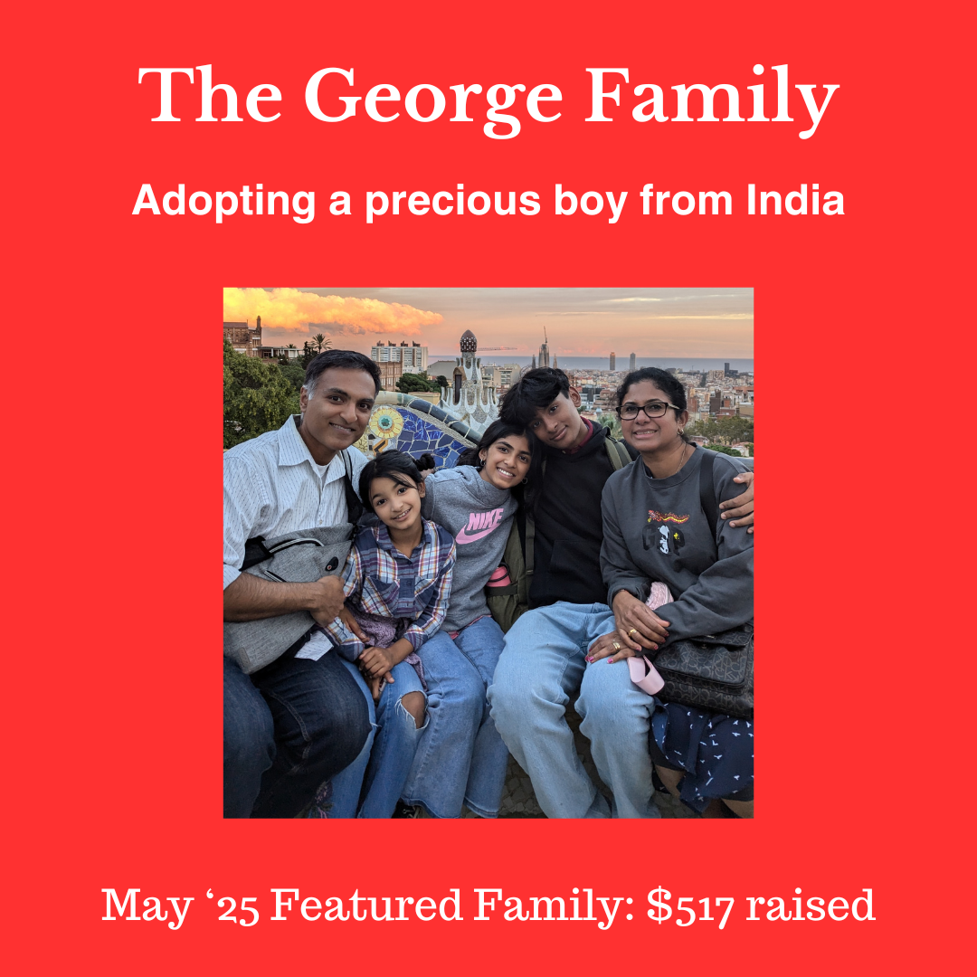 Meet our May '25 Featured Family: The George Family
