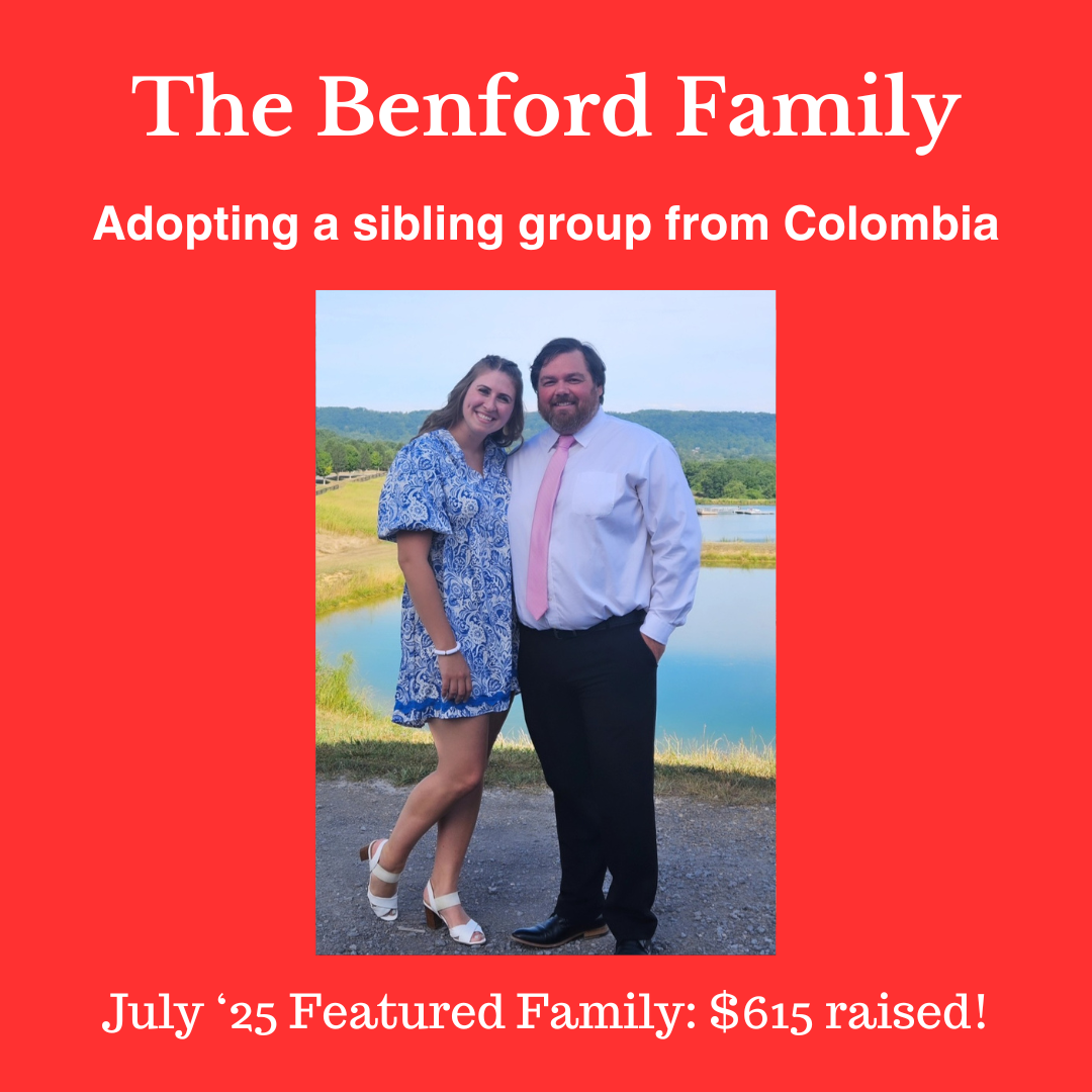 Meet our July '25 Featured Family: The Benford Family