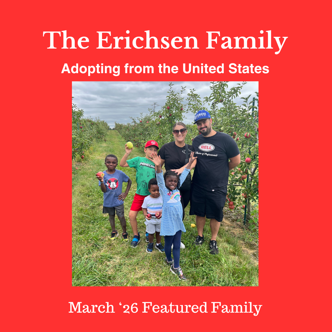 Meet our March '26 Featured Family: The Erichsen Family