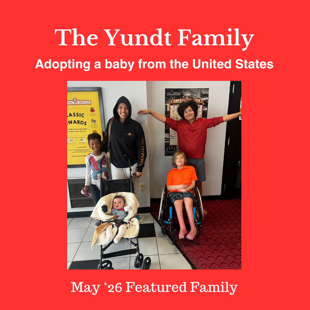 Meet our May '26 Featured Family: The Yundt Family