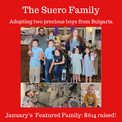 Meet our January 2024 Featured Family: The Suero Family