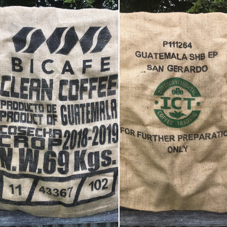 Authentic Burlap Coffee Bag