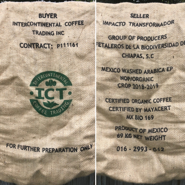 Authentic Burlap Coffee Bag