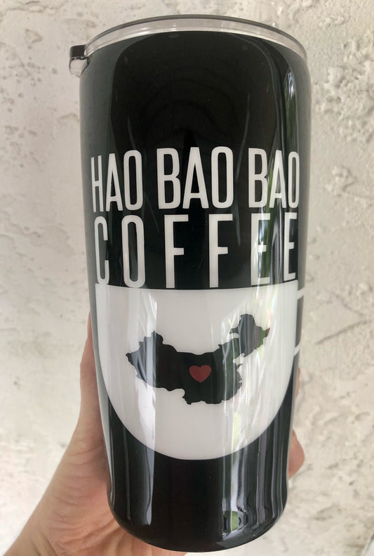 20oz Coffee Tumbler | Personalized Coffee Tumbler | Hao Bao Bao Coffee